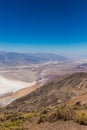 Badlands from Dante`s View Death Valley USA Royalty Free Stock Photo